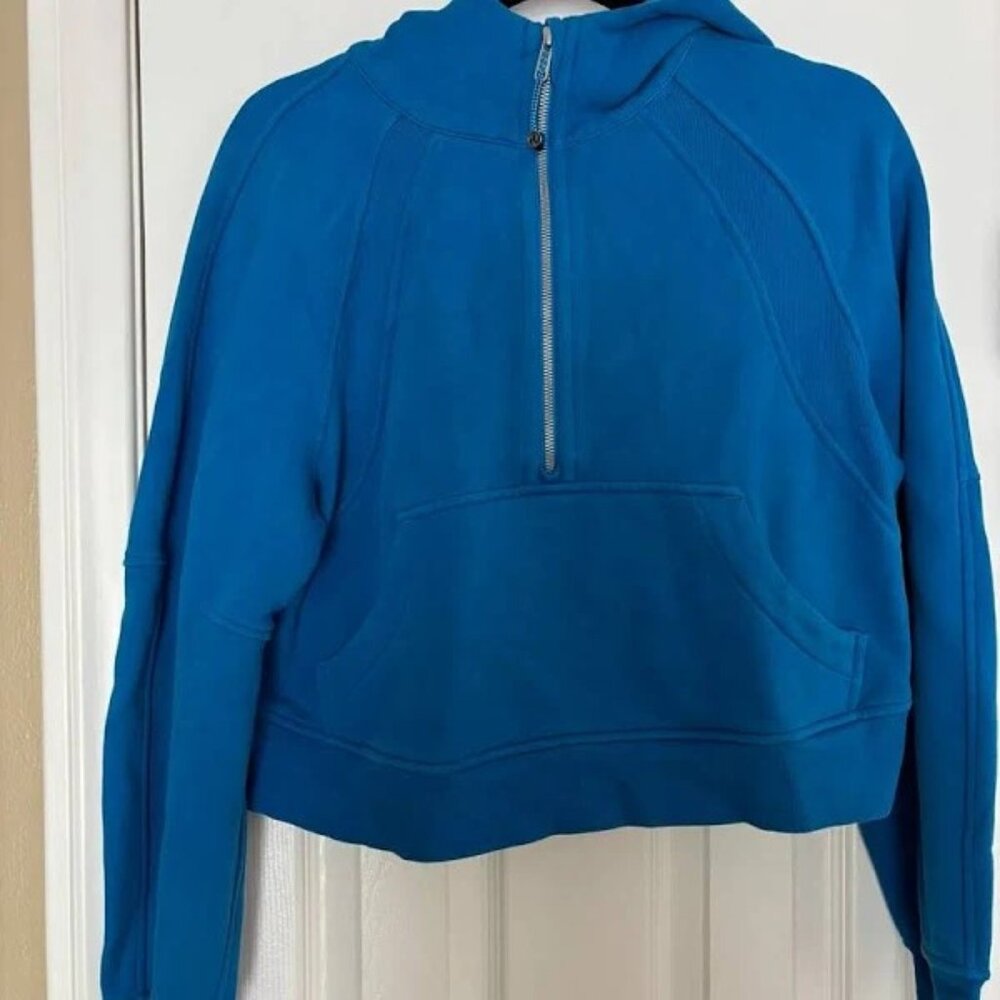 Lululemon Scuba Half Zip With Hood